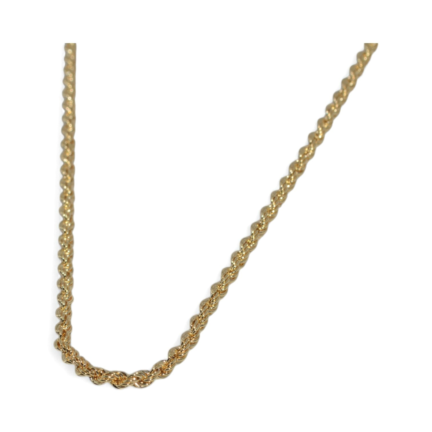 9ct Gold - Rope Chain, 18" - 2mm left