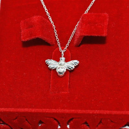 Sterling Silver - BumbleBee Necklace front on far