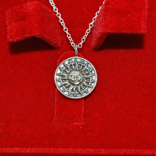 Sterling Silver - Sunshine Necklace close front